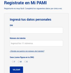 Registro MiPAMI
